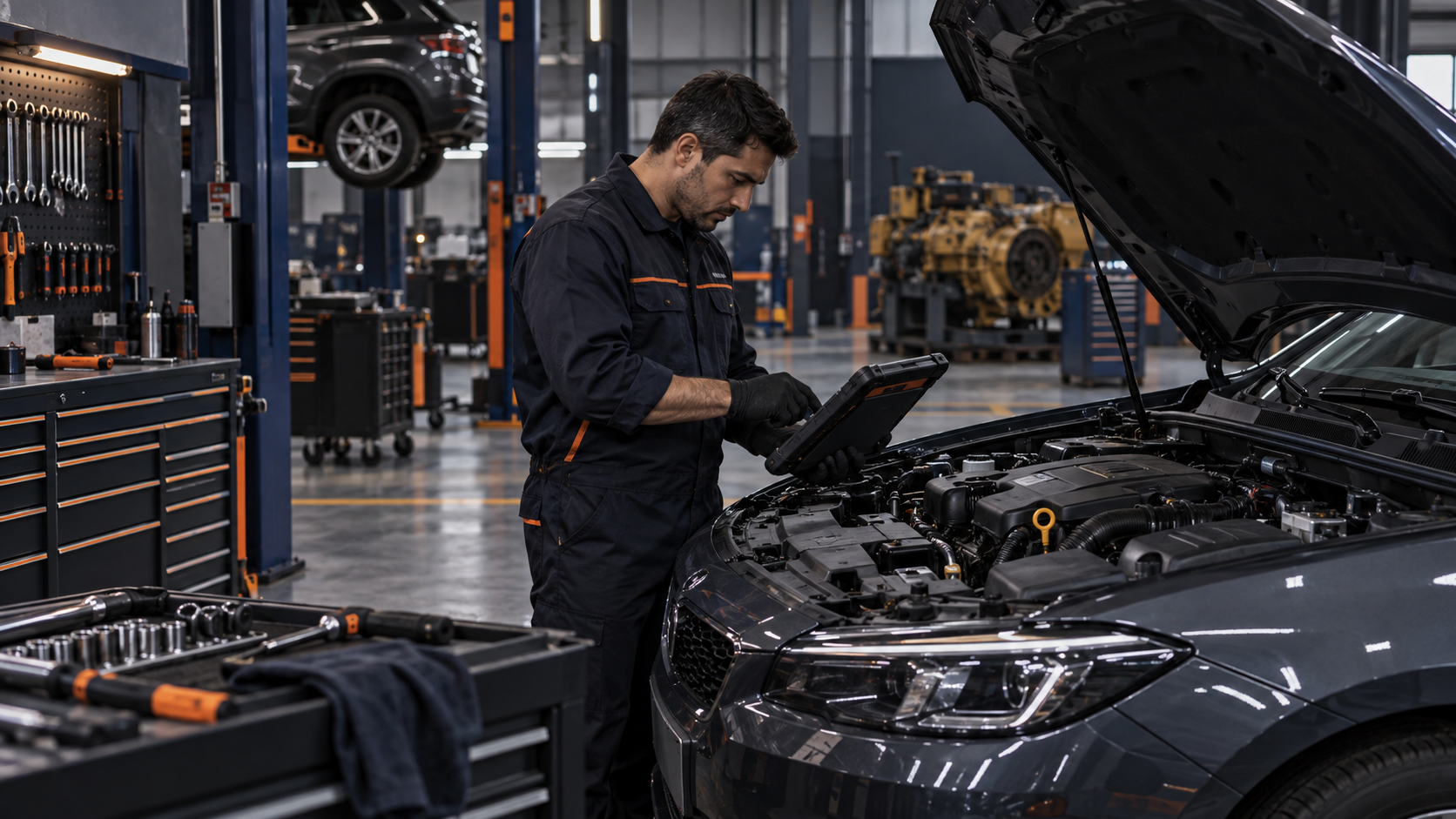 Diagnóstico automotriz profesional en taller